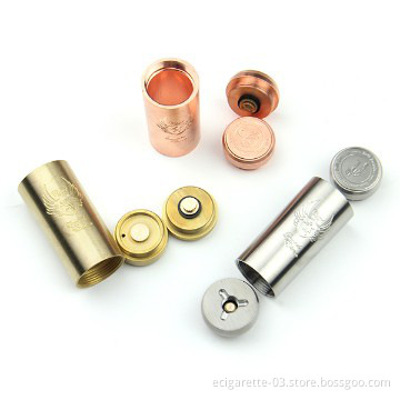 brass/copper/ss cartel 18350/18500/18650 battery new mech mod Gold